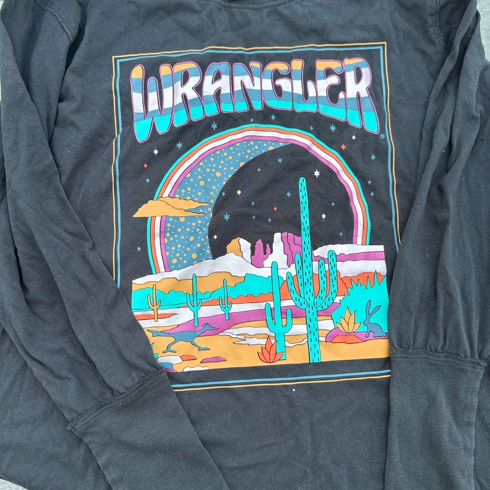 Wrangler Retro Black Cotton Shirt